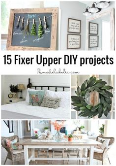 the top 15 fixer upper diy projects