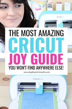 the most amazing cricut joy guide you won't find anywhere else?