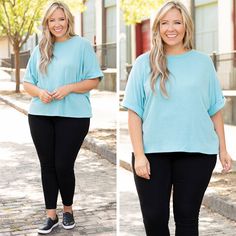 This top is the perfect basic top! The teal color is bright and fun and the relaxed fit is so stretchy and comfy! This babe can be dressed up with some bold accessories and wedges or dress it down with some sneakers and a fun necklace!
65% Polyester, 32% Rayon, 3% Spandex Bold Accessories, Teal Color, Cool Necklaces, Basic Tops, Teal Colors, Dream Wardrobe, Open Shoulder Tops, Wedges, Dress Up