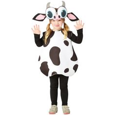 Farm Animals Halloween Costumes, Cow Halloween Costume, Animal Costumes For Kids, Cow Nose, Cow Halloween, Animal Halloween Costumes, Cow Costume, Animal Costumes, Cow Horns