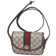 Gucci Shoulder Bag Ophidia Leather Beige Brown (Approx.) Width 19cm X Height 13cm X Depth 5cm Shoulder Length: Approx. 103-118cm (Height: Approx. 50cm) Gucci Shoulder Bag, Shoulder Length, Brown Color, Gucci Bag, Bag Lady, Gucci, Shoulder Bag, Leather, Color