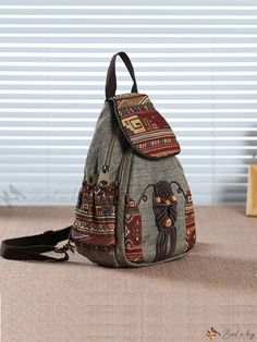 Bird in Bag - Bohemian Chic Convertible Backpack Purse Bohemian Beige Backpack, Bohemian Brown Backpack, Bohemian Brown School Bag, Brown Bohemian School Bags, Beige Bohemian Style Backpack, Bohemian Backpack With Adjustable Strap For Travel, Bohemian Everyday Backpack With Adjustable Strap, Bohemian Beige Rectangular Backpack, Bohemian Backpack For Everyday Use