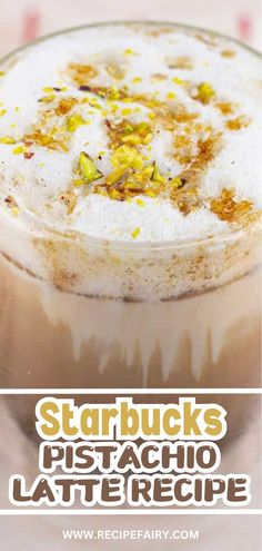 Learn how to make a Starbucks pistachio latte at home with this easy recipe. Enjoy the rich pistachio flavor in a creamy latte that’s perfect for any coffee lover. This simple recipe brings Starbucks' iconic drink right to your kitchen.