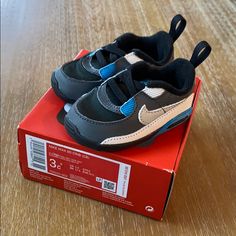 Brand New! Nike Max, Kids Nike, New Nike, Nike Black, Black Nikes, Kids Shoes, Nike Shoes, Kids Shop, Shoes Sneakers