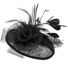 PRICES MAY VARY. This fascinator hat is made of high-quality linen, mesh, organza and artificial fibre feathers, combined with a clip, durable and rust-resistant, not easy to deform and fade, lightweight and can keep in good shape, exquisite and comfortable to touch The charming hat measures approx. 8" L x 7" W x 4" H, perfect size for ladies and women. Classic black color suits for various occasions. Graceful design makes you look more stylish and beautiful DEAYOU hair clip hat is perfect for p Small Veil, Photography Tea, Tea Hat, Tea Hats, Party Dancing, Dancing Party, Feather Headpiece, Hat Hair, Veil Wedding