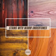 wooden planks with warm undertones are shown in different colors and sizes, including red