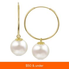 in stock Classic Pearl Earrings From Macy's For Anniversary, Macy's 14k Gold Dangle Jewelry, Macy's Classic Pearl Earrings For Anniversary, Classic Macy's Pearl Earrings For Anniversary, Macy's Classic Pearl Anniversary Earrings, Macy's Classic Dangle Earrings, Elegant Small Hoop Jewelry With Bail, Macy's Classic 14k Gold Hoop Earrings, Classic 14k Gold Hoop Earrings With Pearl Drop