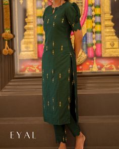 E- 1267 Raw silk kurta set (with lining) Sizes: XS to XL Mild soap handwash and steam ironing is recommended Dm for orders and price Colour may slightly vary due to lighting Model Size -Xs [kurti, festive, maxi, co ord, kurta sets, regular wear, casual wear, office wear, style, marriage] #kurti#casulakurti#dailywearkurti#smallbusiness#officewearkurti#officewearstyle#kurtisofeyal#festivekurtis#kurtidesign#kurtis #kurticollection#kurtifashion#kurtistyle#eyaldesigningstudio#smallbusiness... Cotton Kurti Ideas, Raw Silk Kurta, Casual Blouse Designs, Dress Designs For Stitching, Silk Kurta Set