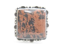 "Mahogany Jasper ring sterling silver natural earth tones women Size 8.75 Weight 10.1g Widest part of band 1 1/8\" Thinnest part of band 1/8\" Free Domestic Shipping and Free Postal Insurance Delivered in a gift Box If you do not want the ring polished and want to leave the natural patina please let me know at the time of purchase as I do polish rings before I ship rings out. Thanks USPS Domestic Shipping is free for buyers. If a buyer prefers to upgrade to priority, the buyer will pay that port Southwest Boho, Irish Rings, Toned Women, Jasper Ring, Friendship Rings, Celtic Rings, Natural Earth, Moonstone Ring, Sterling Silver Bands