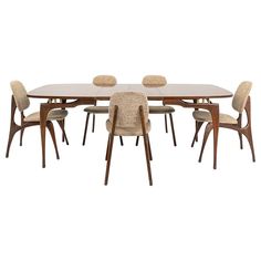 an image of a dining table and chairs