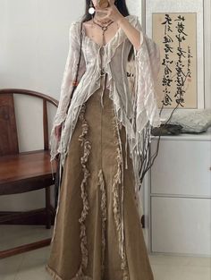 Ethereal Clothing Casual, Ethereal Fashion Casual, Ethereal Outfit Casual, Ethereal Essence, Looks Pinterest, Earthy Outfits, Swaggy Outfits, Fashion Costume, Looks Chic