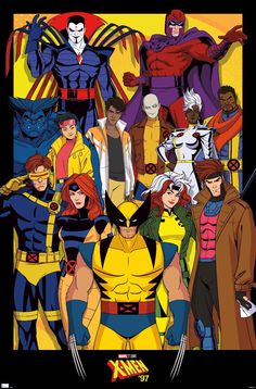 the x - men poster is shown in this image