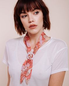 This super sweet pink is what dreams are made of!  Wrap this tie around your neck, head or anywhere else you so desire! These little scarves are the perfect accent to any outfit!   – handmade from 100% silk chiffon – one size – MEASURES APPROX. 33" LONG X 2.5" WIDE WHEN LAID FLAT – made in L.A. with love Chic Pink Scarf As Gift, Adjustable Scarf Neckwear For Spring, Pink Bohemian Scarf As Gift, Pink Silk Scarf For Beach, Pink Bohemian Silk Scarf For The Beach, Feminine Scarves As Summer Gifts, Bohemian Pink Silk Scarf For The Beach, Feminine Summer Scarves As Gifts, Feminine Summer Scarves As Gift