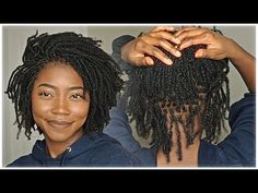 Retwist Micro Locs, Microlocs Two Strand Twist, Type 4 Curly Hair, Micro Locks, Locs Ideas, Marley Braiding Hair, Dread Heads