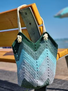 Gradient crochet beach bag, shopping bag Handmade crochet shoulder bag with detachable leather straps. The straps close with a tight clasp. After switching off, the bag can be washed in a washing machine and then laid down to dry. I crocheted from gradient yarn. I only work with the best quality yarns that I've already tried on crochet and use on other pieces. I crocheted the bag very tightly, it doesn't stretch at all. Suitable for everyday use, it easily fits notebooks, tablets, books, phones, Crochet Shoulder Bucket Bag For Beach, Beach Crochet Shoulder Bucket Bag, Crochet Bucket Shoulder Bag For Beach, Crochet Bucket Beach Bag For Travel, Green Bucket Crochet Bag For The Beach, Bucket Crochet Bag With Handles For Beach, Green Crochet Bucket Bag For The Beach, Green Crochet Bag With Adjustable Strap For Beach, Green Crochet Bucket Bag For Beach