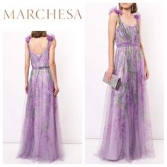 New With Tags. Sadly Too Big For Me! $750 Obo. Need To Sell So I Can Buy Another Dressing Asap! Spring Cocktail Tulle Gown, Purple Gown For Summer Gala, Purple Summer Gala Gown, Summer Gala Purple Gown, Luxury Summer Gown, Formal Dresses Long Lace, Gold Evening Dress, Marchesa Notte Dress, Marchesa Couture