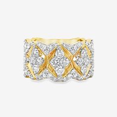 Our wide scalloped diamond ring, featuring a unique scalloped band design adorned with brilliant diamonds, this ring will elevate any look. Put your style on display! Natural Diamonds: 2.25ctw 18K Yellow Gold Ring Size: 6.5 Band Design, 18k Yellow Gold Ring, Yellow Gold Ring, Brilliant Diamond, On Display, Yellow Gold Rings, Gold Ring, Natural Diamonds, Your Style