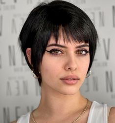 50 Short Hair with Bangs Hairstyles to Try in 2023 Easy Short Haircuts, Bangs Hairstyles, Short Bangs