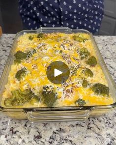 79K views · 766 reactions | Just Dump and Bake: Cheesy Chicken and Rice with Broccoli 😍 | Just Dump and Bake: Cheesy Chicken and Rice with Broccoli 😍 | By Brain Food | You're just going to pour two
cups of white rice directly into your greased casserole
dish. I'm using jasmine rice because that's what we love
here but you can use regular white rice. You can use
anything you like. On top of that, you're going to add two
cans of cream of chicken soup. I have the family size here so
I only need one and you're just going to go directly on top of
that rice there. Then, we're going to take some chicken
broth. I'm using low sodium here but you can use whatever
you like and we're going to fill up half of that can with
the chicken broth and just pour that directly on and we're
going to give every Chicken And Rice With Broccoli, Chicken Broccoli Rice Cheese Casserole, Rice With Broccoli, Chicken And Vegetable Casserole, Broccoli Cheddar Casserole, Chicken Divan Recipe, Cheesy Chicken And Rice, Cheesy Chicken Rice, Dump And Bake