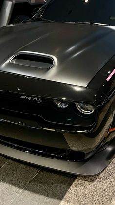 Murdered Out Cars, Black Dodge Challenger, Dodge Challenger Black, Murdered Out, Challenger Hellcat, Dodge Charger Hellcat, Dream Cars Bmw