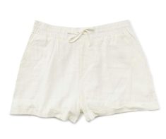 White Comfy Shorts, Summer Clothes White Background, Cute Summer Bottoms, Shorts White Background, Clothes White Background, White Shorts Women, White Summer Shorts, Cute Summer Shorts, Cotton Shorts Women