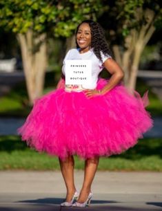 This listing includes a fuchsia tutu. This listing if for waist sizes up to 34 1/2" can be made larger if interested contact me for a special listing. Other colors also available. The fuchsia tutu on the mannequin pictured has a longest length of 15" and top layer of 12".  The lady in the first picture is wearing the 13-18" length range with a longest layer of 18" and top layer of 13".last picture shows a lady wearing the tutu with a 15" longest layer with a top layer that is 12". Tutu can be al Maternity Tutu, Plus Size Tutu, Bachelorette Tutu, Adult Tulle Skirt, Formal Skirts, Adult Cake Smash, Event Attire, Tutu Skirt Women, Flared Skirts