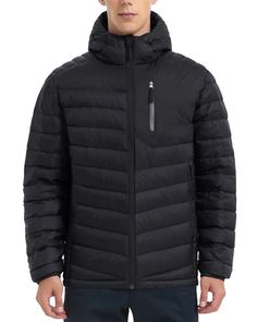 Lesmart Men's Hooded Water-Resistant Puffer Down Jacket Outdoor Down Outerwear With Zipper Closure, Down Puffer Jacket With Double-lined Hood For Outdoor Activities, Down Puffer Jacket With Double-lined Hood For Outdoor, Hooded Duck Down Puffer Jacket For Hiking, Down Puffer Jacket With Zipper For Cold Weather, Down Puffer Jacket With Zipper Closure For Cold Weather, Cold Weather Down Puffer Jacket With Zipper Closure, Duck Down Puffer Jacket With Double-lined Hood For Outdoor, Outdoor Duck Down Puffer Jacket With Double-lined Hood