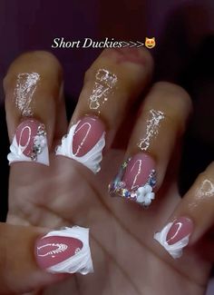 @classifiedpisces Hard Nails, French Acrylic Nails