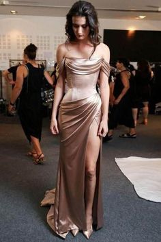 prom 
prom dress
prom gown
party dress
party gown
evening dress
evening gown
formal gown
long formal dress Female Closet, Split Prom Dresses, Celebrity Gowns, Ralph Russo, Dress Mermaid, فستان سهرة, Beauty Dress, Dress Designer, Satin Prom Dress