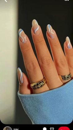 Sep 19, 2021 - This Pin was created by ö on Pinterest. nailspo Nails Yellow, Cute Gel Nails, Blue Nail, White Nail, Acrylic Nails Coffin Short