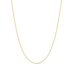 Timeless style abounds with this sterling silver rope chain necklace.Click here for more PRIMROSE jewelry.CHAIN DETAILSType: ropeClasp: spring-ringMetal: sterling silverFinish: polished Size: 24". Color: Yellow Gold Tone. Gender: female. Age Group: adult. Classic Rope Chain Necklace As Gift, Classic Rope Chain Link Necklace For Gift, Silver Rope Chain, Rope Chain Necklace, Jewelry Chain, Rope Chain, Metal Rings, Spring Rings, Chain Lengths