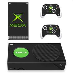 an image of the xbox x console and controllers