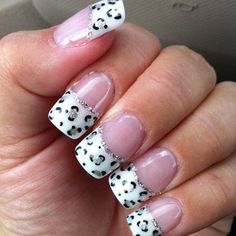 Pink & Whites + Cheetah Nail Art :) | White Leopard Nails, Pink Cheetah Nails, Cheetah Nail Art, Chanel Nails, Cheetah Nails, Leopard Print Nails, Galaxy Nails, Print Nails, Leopard Nails