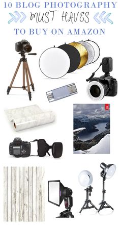 the top 10 photography must haves to buy on amazon