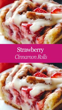 Sweet, sticky, and utterly irresistible—these Strawberry Cinnamon Rolls are a perfect breakfast treat that’s sure to make your mornings magical! 🍓🍩✨ #StrawberryDelight #CinnamonRollHeaven #MorningTreat #SweetToothSatisfaction #BakedWithLove #RiseAndShine #FreshFlavors #BerryGood #BreakfastGoals #FluffyGoodness Strawberry Delight, Breakfast Goodies, Fruit Filling, Frozen Fruit, Cinnamon Buns, Strawberry Jam, Perfect Breakfast, Breakfast Treats