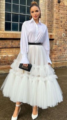 White Tulle Skirt Outfit, Long Tulle Skirts, Tulle Skirt Outfits Casual, Ruffle Tulle Skirt, Tutu Skirt Outfit, Womens Tulle Skirt, Tulle Skirt Dress