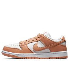 Nike Dunk Low Pro ISO SB 'Light Cognac' DM8998-200 (SNKR/Retro/Skate/Unisex/Low Top/Non-Slip/Wear-resistant) Nike Sb Dunk Low Pro, Dunks Nike, Sb Dunk Low, Nike Sb Dunks Low, Sb Dunk, Nike Dunk Low, Dunk Low, Nike Sb, Nike Dunk