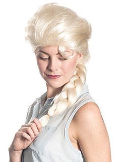 This beautiful, high-quality, platinum blonde wig with a long single braid inspired by Queen Elsa of Frozen and is perfect for the Queen of Arendelle or other princesses, Scandinavian or mythical characters for Halloween, cosplay, theatrical productions, theme parties, princess appearances and more. Other Elsa and Frozen costumes and accessories for children and adults are sold separately on our page – subject to availability. One size fits most adults and larger teens. Frozen Braid, Elsa Wig, Winter Queen, Winter Blonde, Single Braid, Frozen Costume, Cartoon Costumes, Queen Elsa, Dress Halloween Costume