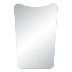 a white square shaped mirror on a white background