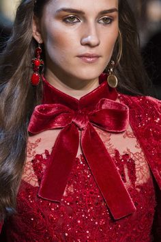 Ellie Saab, Couture Details, Red Dresses, Runway Pictures, Fantasy Fashion