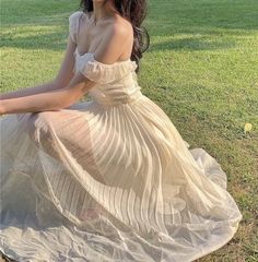 Jihyo Icons, Mode Ulzzang, Fairytale Dress, Dreamy Dress, Fancy Dresses, A Dress, Dream Dress, Look Fashion, Classy Outfits