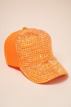 Accessorize your outfit with this studded baseball cap. This fashionable rhinestone hat is adjustable in the back. Match your favorite color and add some fun sparkle to your look. Size • Cap is adjustable. One size fits most• Length: 10.5 in (26.67 cm) • Width: 8 in (20.32 cm)• Height: 5.5 in (14 cm) Quality Made from 100% polyester Imported HTC1042 Adjustable Rhinestone Baseball Cap With Curved Brim, Trendy Rhinestone Adjustable Baseball Cap, Trendy Rhinestone Snapback Baseball Cap, Trendy Snapback Baseball Cap With Rhinestones, Trendy Rhinestone Baseball Cap, Trendy Rhinestone Cap, Trendy Rhinestone-embellished Cap, Rhinestone Baseball Cap One Size, Rhinestone Embellished One Size Baseball Cap