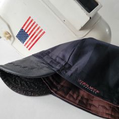 "coralmoonweldingcaps.ety.com. Unique durable black leather brim 6 panel high quality cotton welders hat with reinforced stitching at stress points, has been pre-washed and pre-shrunk.  A thicker, multi-layered soft leather brim provides great protection. Fully reversible. Decorative stitching completes the look. A great welding cap and cycling cap.  Also makes wearing a weld hood, helmet, and hard hat more comfortable.  *Available in multiple sizes and crown lengths for a great fit see photos * Reversible 5-panel Hat One Size, Reversible 5-panel Hat One Size Fits Most, Reversible 5-panel Hats, Reversible One Size Fits Most 5-panel Hat, Reversible Cap Hat, Reversible Cap One Size Fits Most, Welding Cap, Boilermaker, Welding Caps