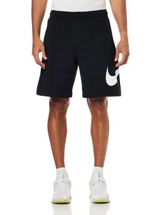 PRICES MAY VARY. Drawstring closure Features bold, unmistakable graphics Elastic waistband includes an adjustable drawcord Brushed fleece is soft, warm, and comfortable Cheap Black Men's Athletic Shorts, Mens Workout Shorts Nike, Basketball Shorts Streetwear, Black Basketball Shorts, Boys Nike Shorts, Active Shorts, Kids Luggage, Mens Sportswear, Nike Sportswear