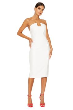 Best selling Lena Color Block Sheath Fitted Off-shoulder Dress With Straight Neckline For Banquet, Fitted Off Shoulder Dress With Straight Neckline For Banquet, Fitted White Off Shoulder Dress For Banquet, Fitted Sleeveless Off Shoulder Wedding Dress, Elegant White Off-shoulder Dress With Sweetheart Neckline, Elegant White Off Shoulder Dress With Sweetheart Neckline, White Fitted Off Shoulder Dress For Banquet, Strapless Off Shoulder Dress For Wedding, Wedding Off-shoulder Dress With Straight Neckline