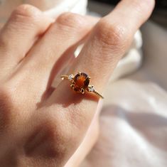 Citrine Wedding Ring, Ring Ding Dong, Citrine Ring Engagement, Minimalist Engagement Ring, Citrine Jewelry, Citrine Ring, Minimalist Rings, Ring Band, 925 Sterling Silver Ring