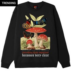 UNCERTAIN TIMES Crewnecks DTG Cheap Streetwear, Masc Outfits, Heart Clothes, Stay Weird, Mens Outfit Inspiration, Black Pullover, Clothing Co, Direct To Garment Printer, White Tank Top