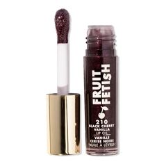 Milani Black Cherry, Milani Lip Stain, Cherry Cola Lips, Pretty Lip Gloss, Cheap Makeup Products, Cherry Products, Vanilla Fruit, Jelly Lipstick, Cherry Vanilla