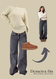 Jean And Ugg Outfits, Comfort Outfits Aesthetic, Comfortable And Stylish Outfits, Outfits For 60 Degree Weather Fall, Light Blue Jeans Outfit Fall, Demetra's Outfit, Uggs Summer Outfit, Simple Outfit Ideas Winter, Demetra Winter Outfits