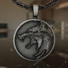 💔925 Sterling Silver Wolf School Emblem Handcrafted Necklace Fantasy RPG, Geralt Of Rivia Necklace Perfect for Gamers and Fantasy Lovers 🎀 ITEM DETAILS: *Gender : Male / Female * Material : 925 Sterling Silver * Finish : Oxidized / Polished / Gold Plated / Rose Gold Plated / Rhodium Plated * We deliver with a special gift box * ALWAYS SUPER FAST EXPRESS SHIPPING, ALWAYS FREE! 🎀 Height : *Pendant Diameter: 26x26 mm  Pendant width: 1 Inches; Pendant height: 1 Inches * Pendant  Weight: 7-8 Grams School Emblem, Fantasy Necklace, Wolves Pendants, Geralt Of Rivia, Silver Wolf, Fantasy Lovers, Fantasy Rpg, Handcrafted Necklace, The Ultimate Gift